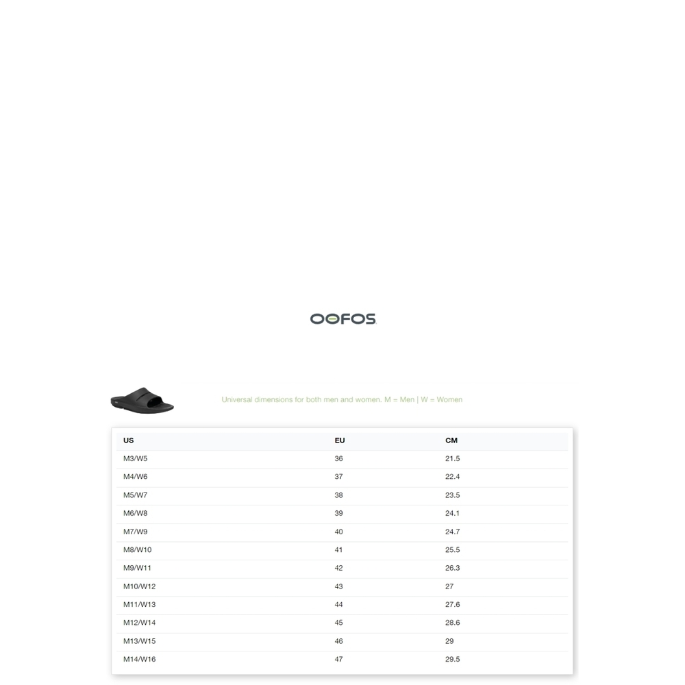 NEW OOFOS women's oomy stride sneakers in black/white - Picture 2 of 6